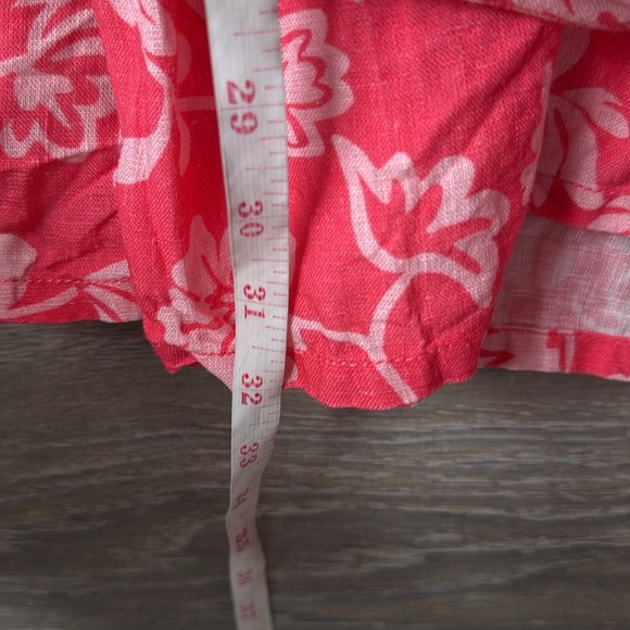 RAMY BROOK Jolie linen Floral Mini Tiered Dress Small - Picture 16 of 16